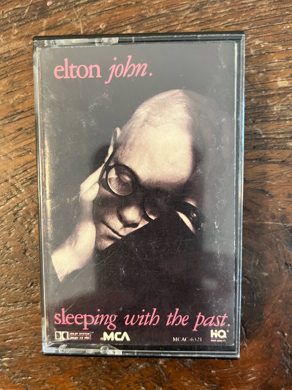 Vintage 1989 Elton John "Sleeping With The Past" Cassette Tape MCA